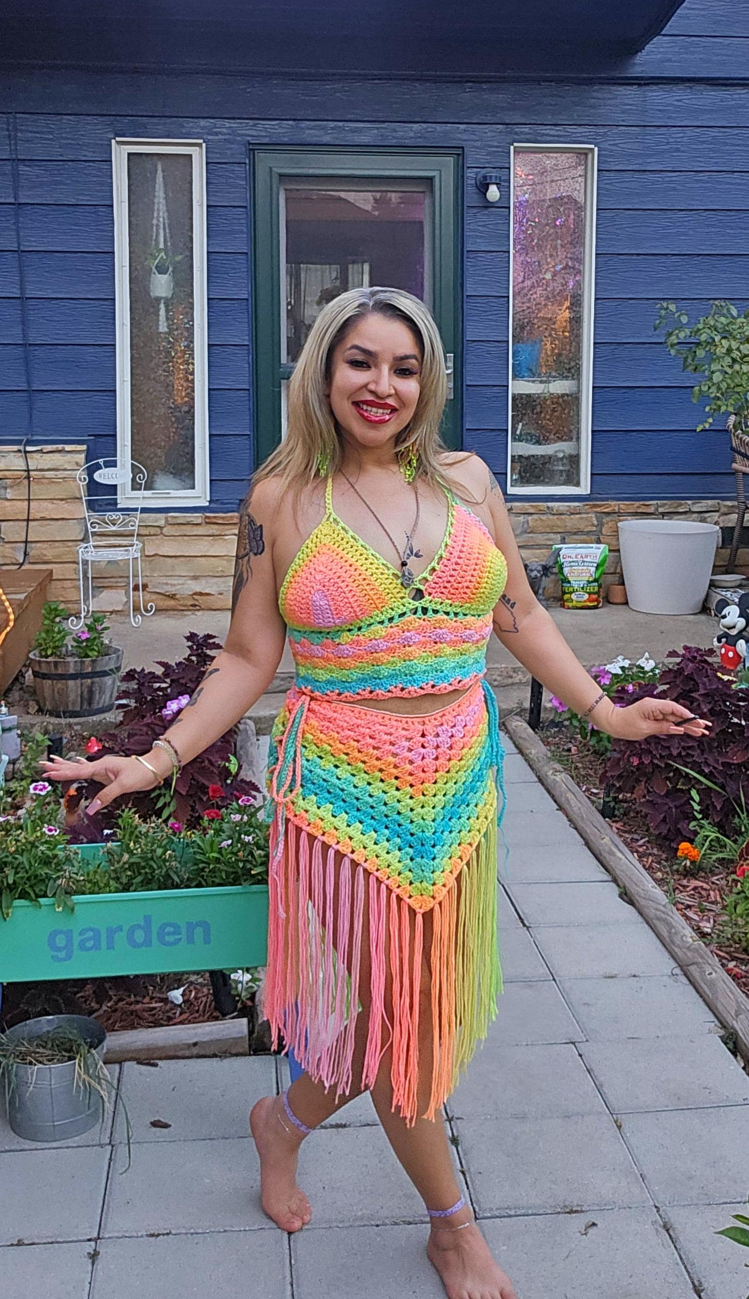 Rainbow Sherbet Crochet Set