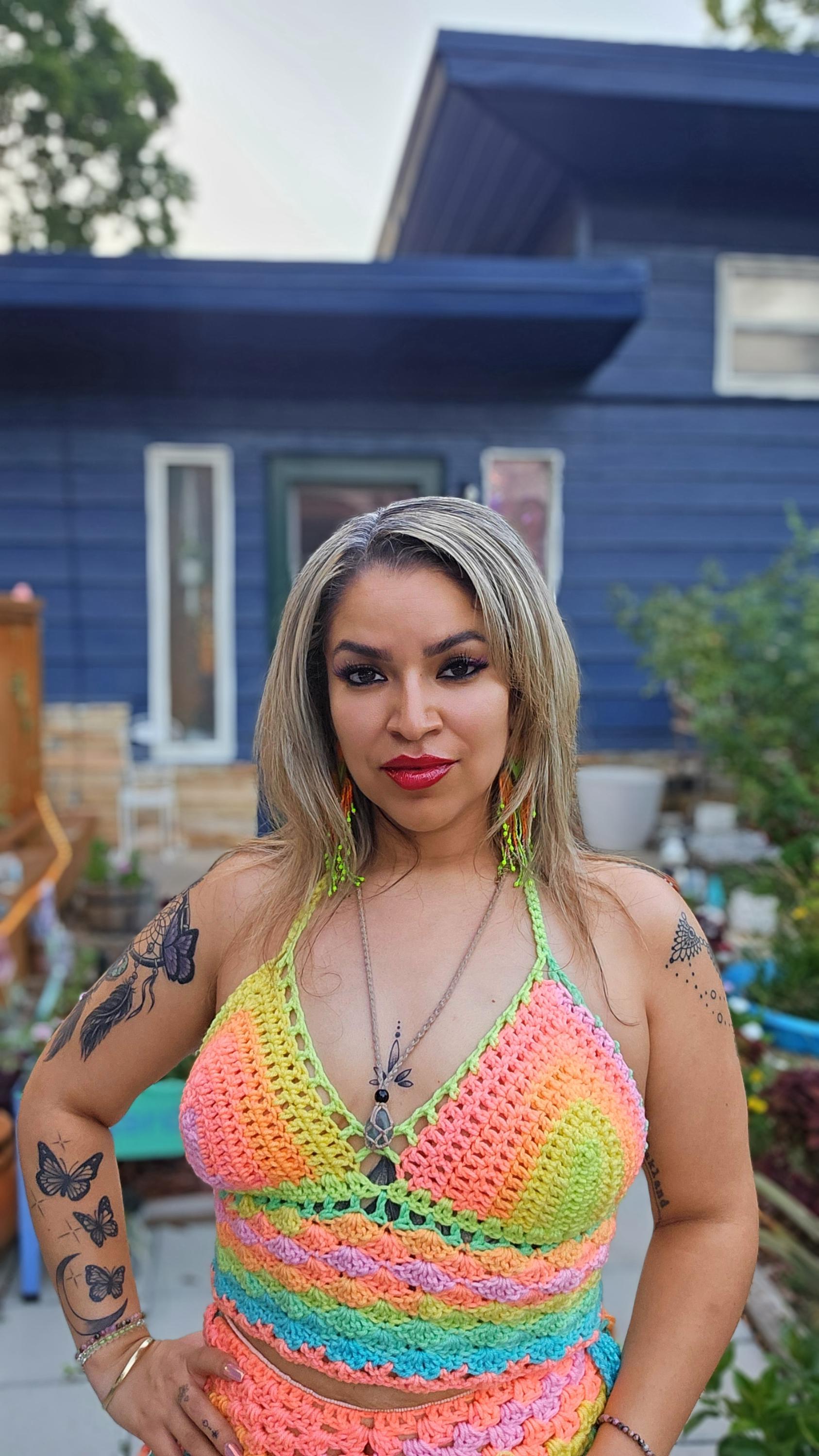 Rainbow Sherbet Crochet Set
