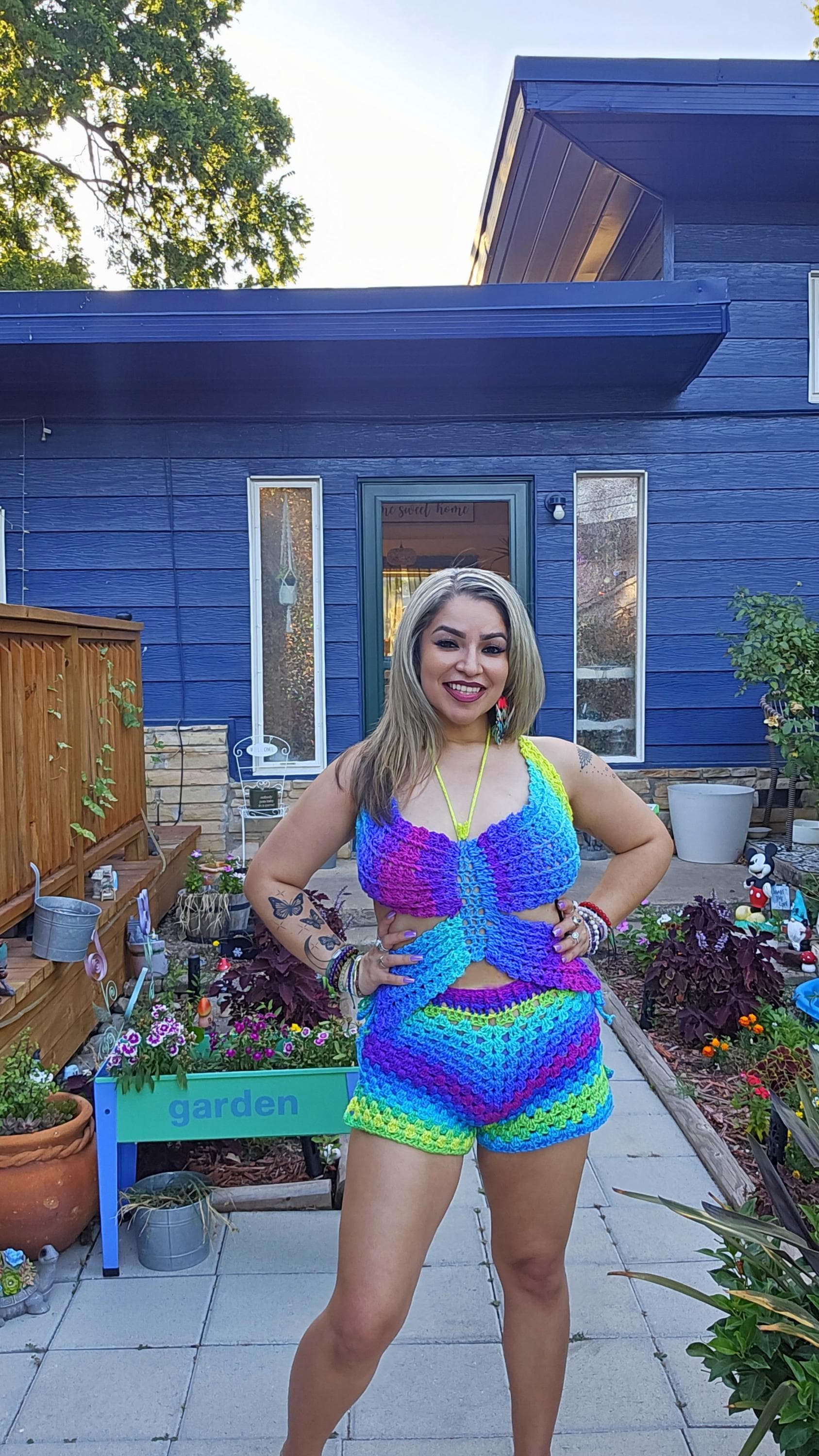 Crochet Electric Butterfly Set
