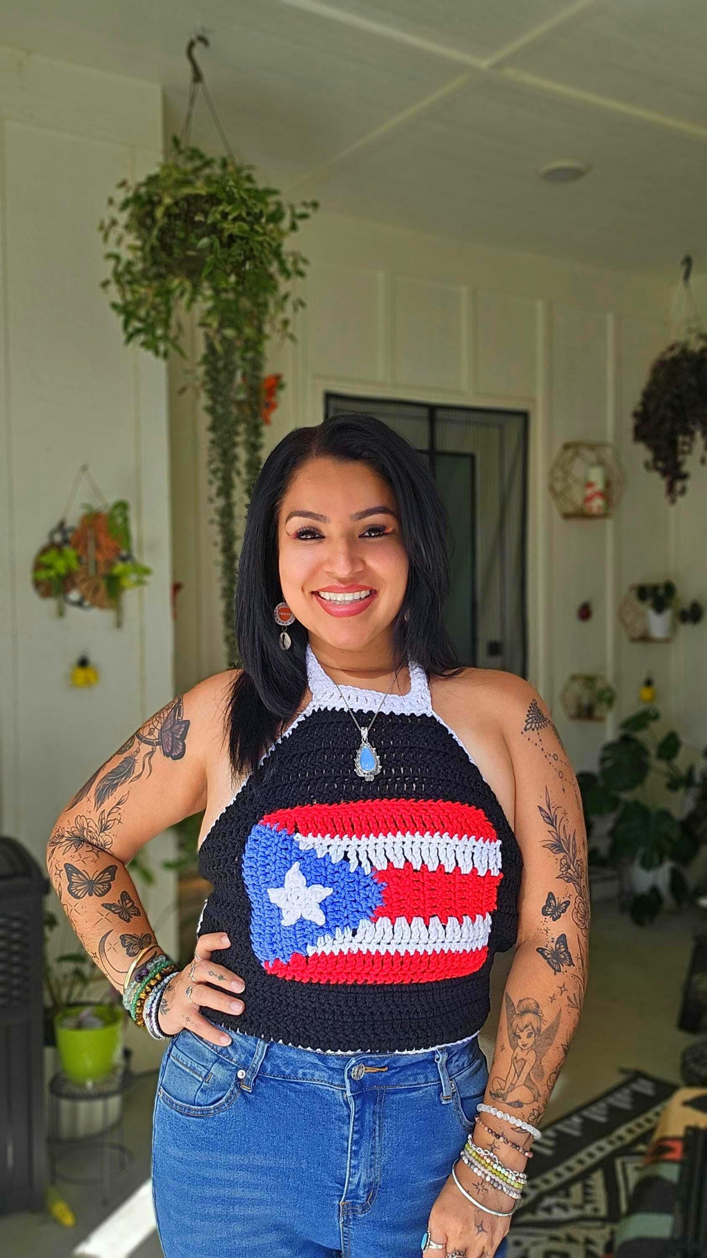 Puerto Rico Crochet Halter Top