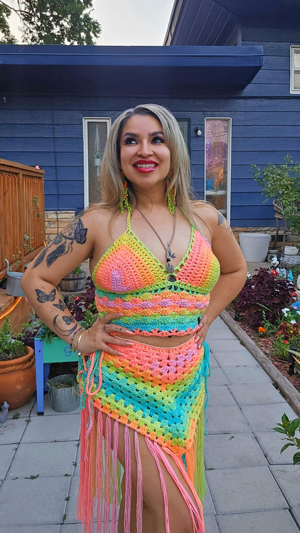 Rainbow Sherbet Crochet Set
