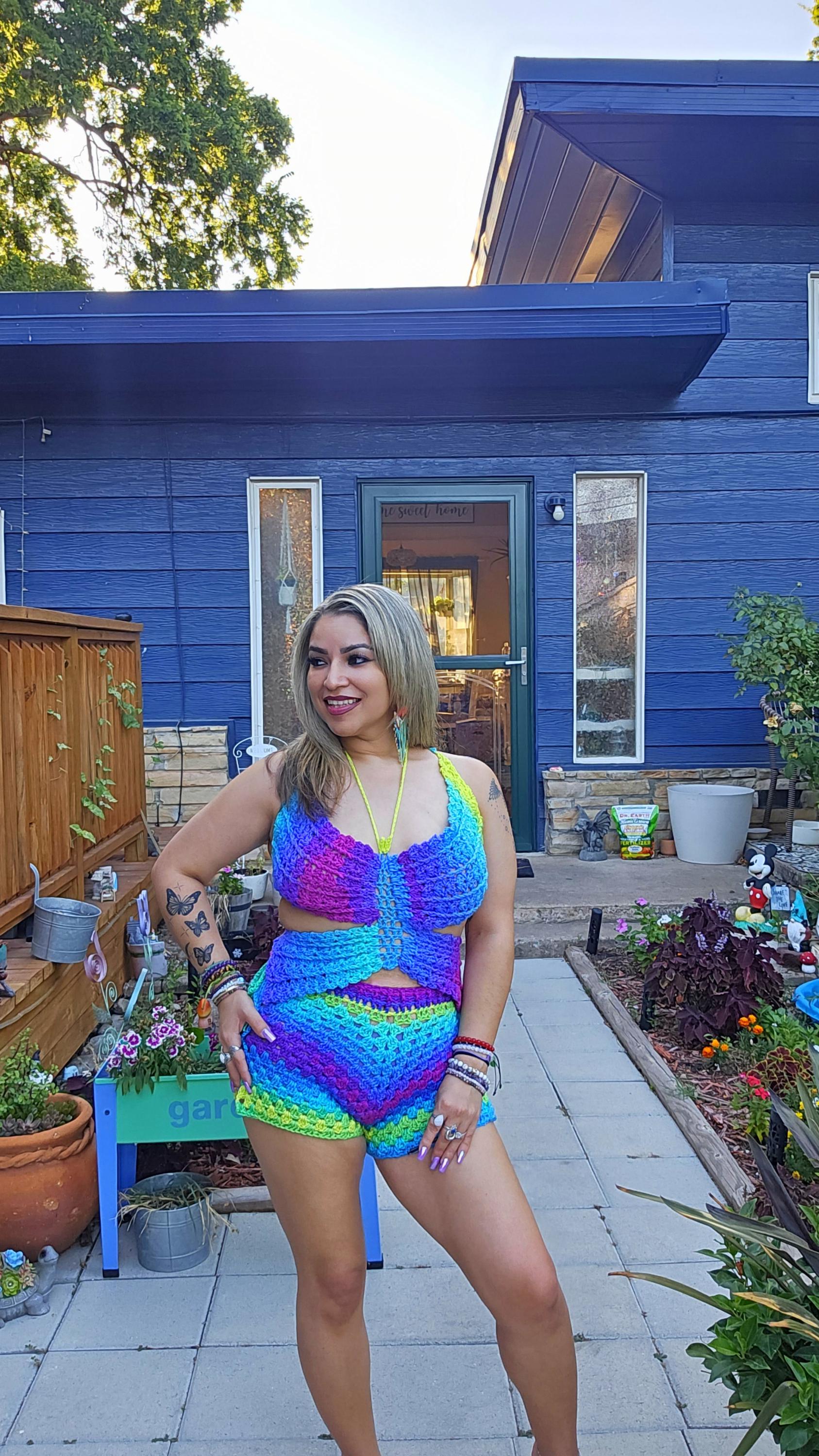 Crochet Electric Butterfly Set