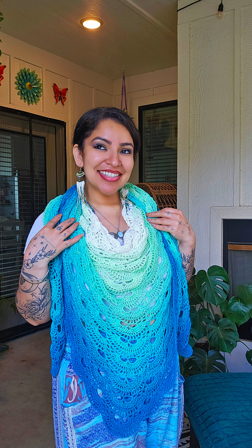 Beachy Waves Shawl