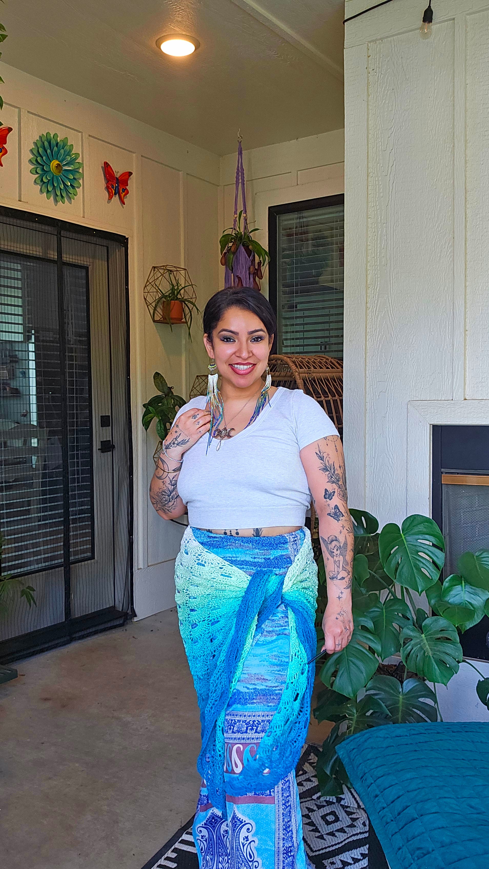 Beach Waves Shawl