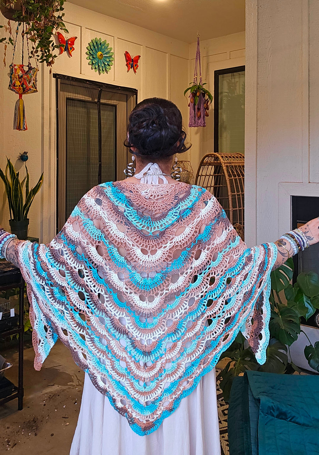 Crochet Beachy Vibes Shawl