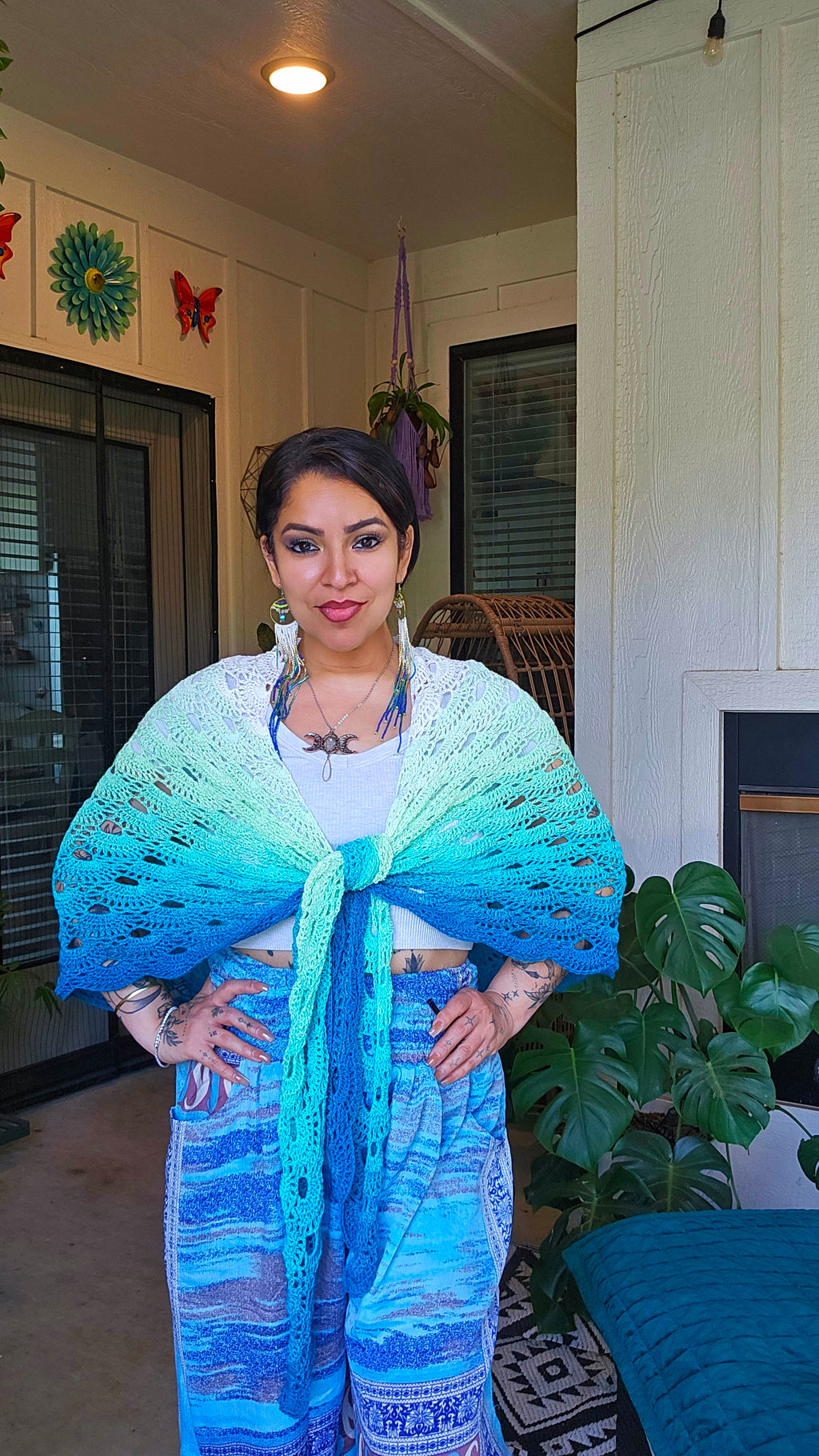 Beachy Waves Shawl