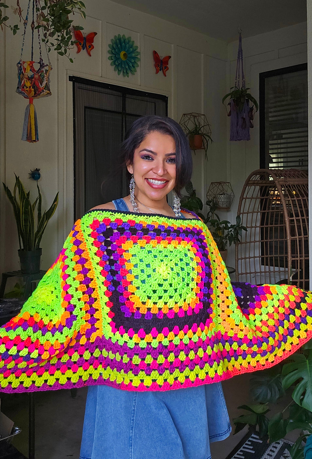 Neon Poncho