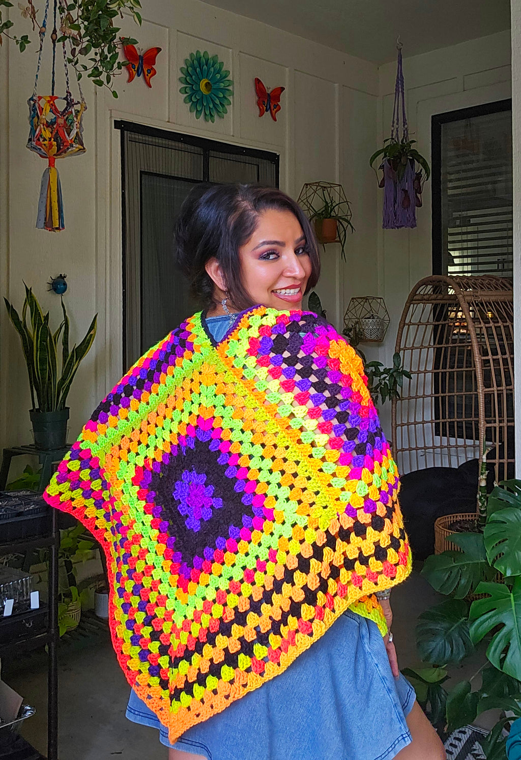 Neon Poncho