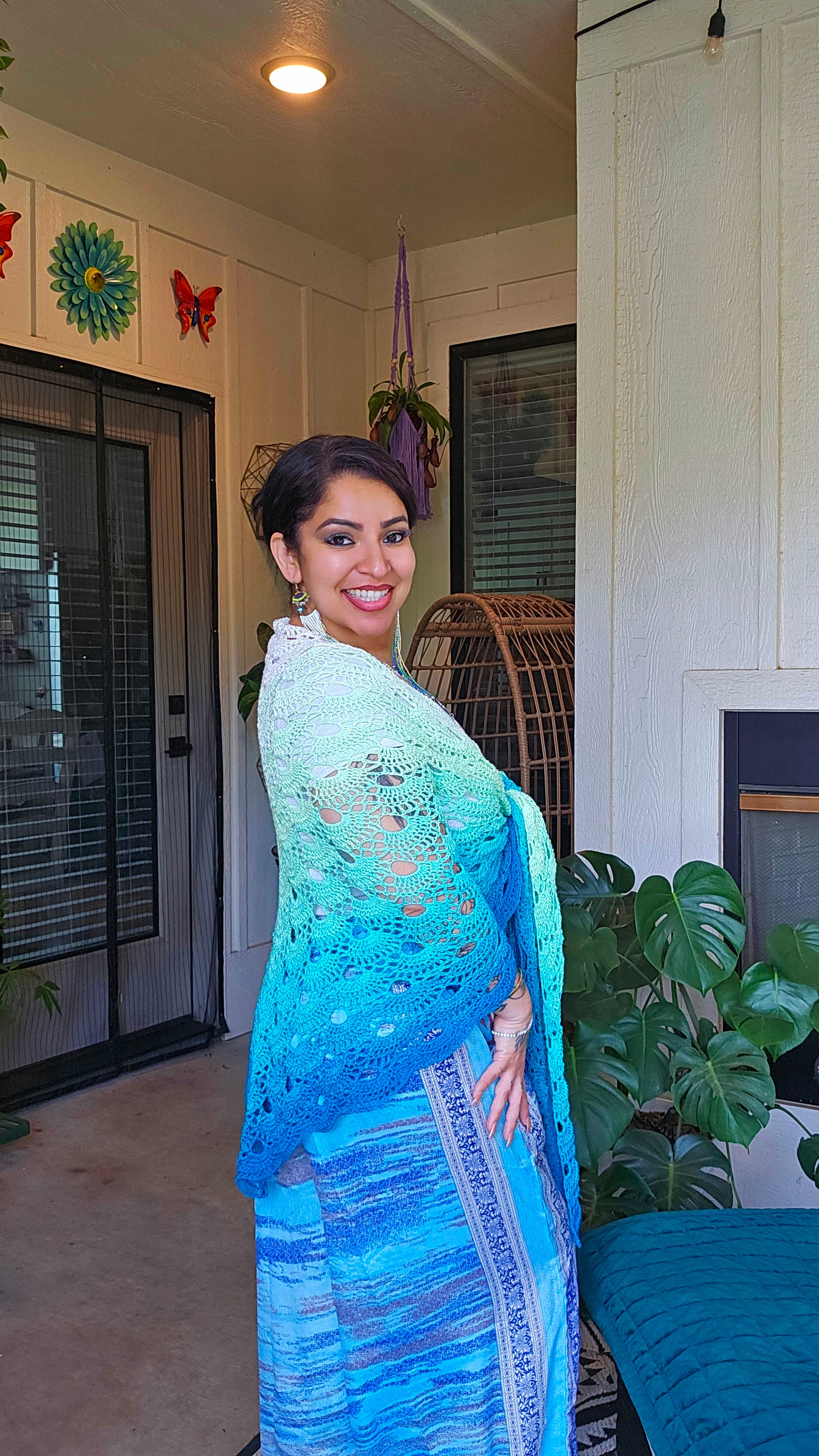 Beach Waves Shawl
