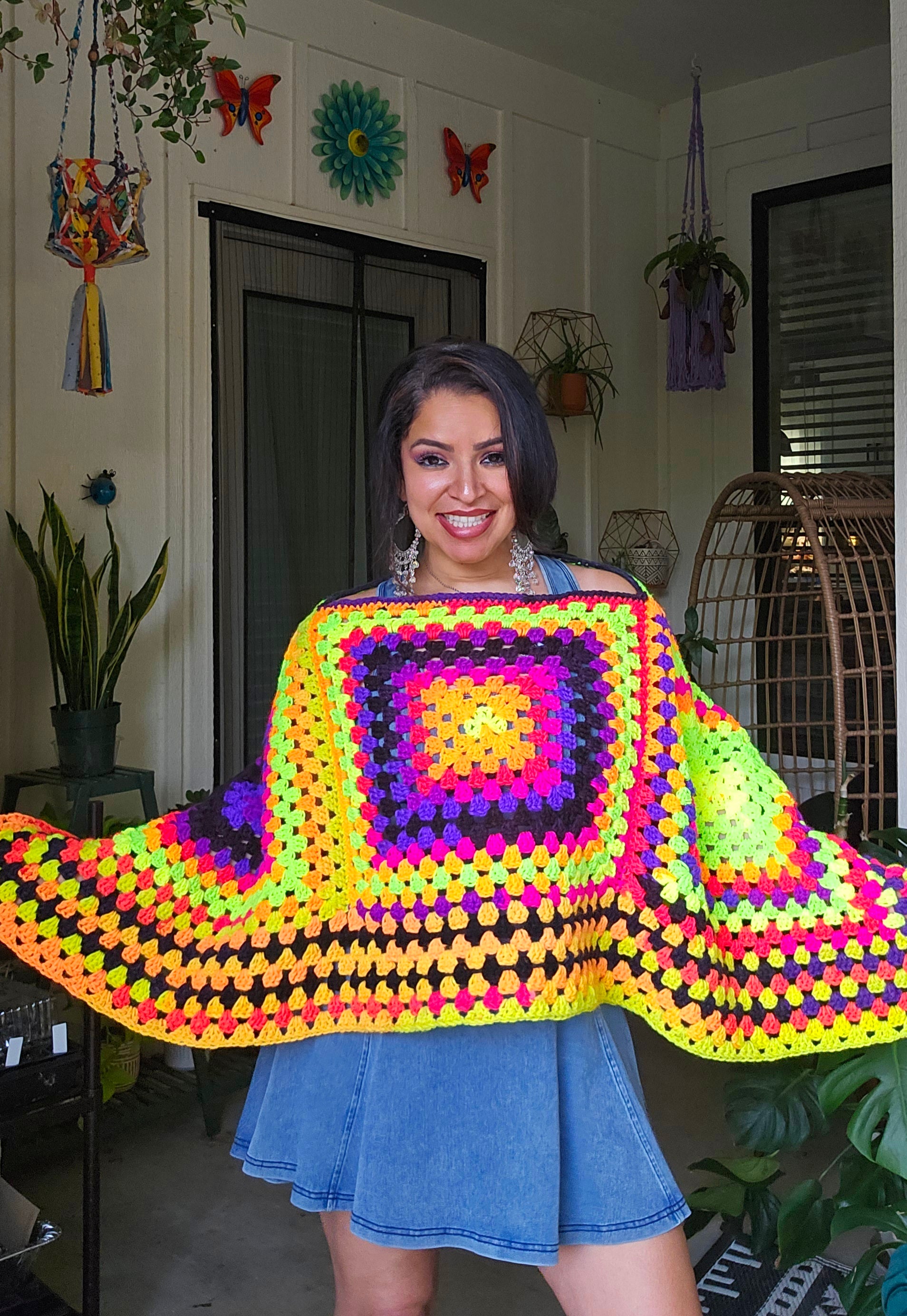 Neon Poncho